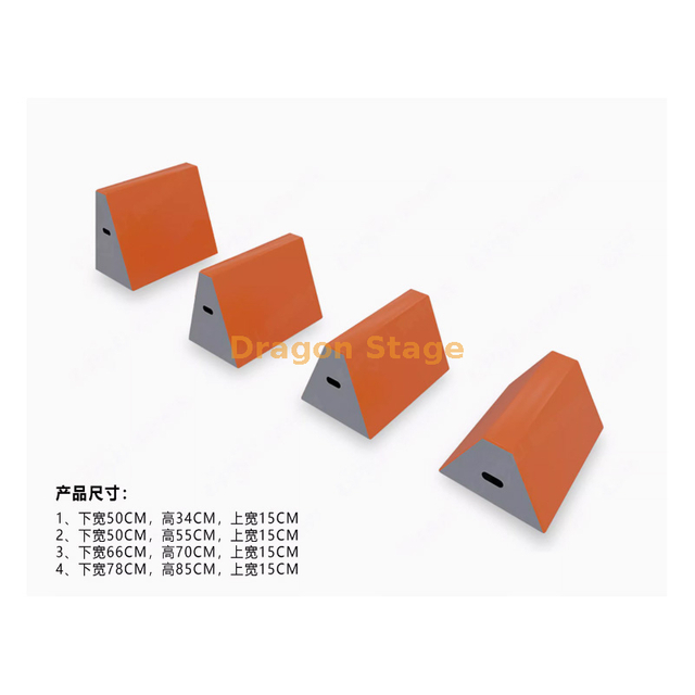 Ninja Special Training Niveau Parkour Trapezoidal Pier