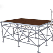 Scène de couche d'acier portative bon marché réglable en bois de grand concert résistant 12x20m 