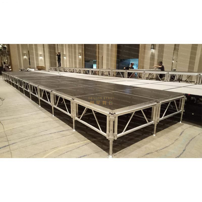 conception de scène d'église en aluminium extérieure faite sur commande de la taille 0.6-1m de 12x6m 2020