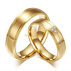 Conception seigneur couple diamant jambe dubai hommes fille fiançailles mariage 24k bagues en or