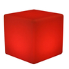 Imperméable à l'eau en plein air Bar et salon meubles Rgb couleur changeante en plastique 3d Led rougeoyant Cube illuminé chaise de dés