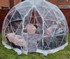 Camping Geo Dome Home Big Geodesic Dome Kit Tentes Glamping Jardin Verre PVC Igloo Dome House à vendre