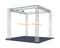 Botte d'événement de stand en aluminium extérieur personnalisé 5x5x3m