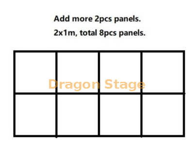 Support Led Truss à Montage au Sol Personnalisé 2x1m