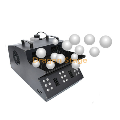Panneau de commande LCD 1500w, DMX512, Machine à fumée et à bulles LED à télécommande sans fil 