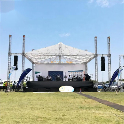 Scène portative en aluminium faite sur commande 20x10x7m de botte de son de concert