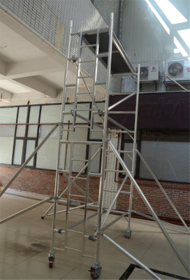 Échafaudage en aluminium simple largeur sûr pour la décoration