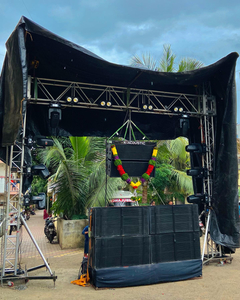 Botte de toit d'étape extérieure de système de botte d'éclairage en aluminium avec la couverture de PVC