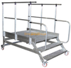 Fournisseurs d'escaliers en aluminium de haute qualité d'échelles, de plates-formes de maintenance