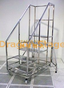 Ensemble de montage en aluminium pour profilé de jambe de force d'escalier en aluminium à 3 marches d'escaliers