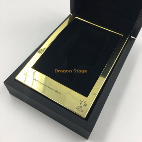 Coffret parfum papier luxe touch noir