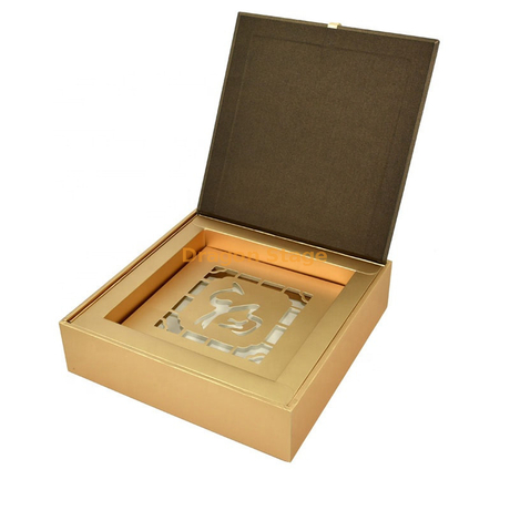 Usine de boîte en bois personnalisée Biscuits découpés au laser personnalisés Boîte de papier de bonbons au dessert au chocolat
