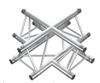 Tubes triangulaires PT33-C41 50×2 treillis en aluminium