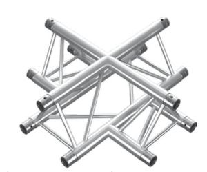 Tubes triangulaires PT33-C41 50×2 treillis en aluminium