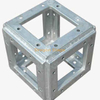 Bloc de jonction de connecteurs multi-cubes à 6 voies carrées en aluminium durable pour coin de boîte en treillis à boulon à vis