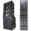 Système d'enceintes Outdoor Big Concert LA-210 (double enceinte Line Array 10'' 2 voies) LA-215B (double enceinte Subwoofer 15'')