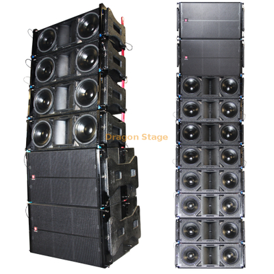 Système d'enceintes Outdoor Big Concert LA-210 (double enceinte Line Array 10'' 2 voies) LA-215B (double enceinte Subwoofer 15'')