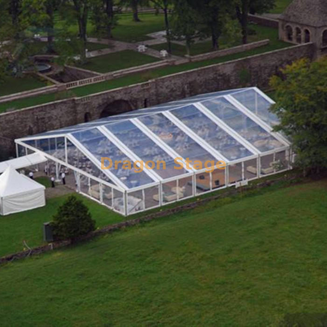 Tente transparente extérieure de partie d'auvent d'exposition pour le mariage de 700 personnes