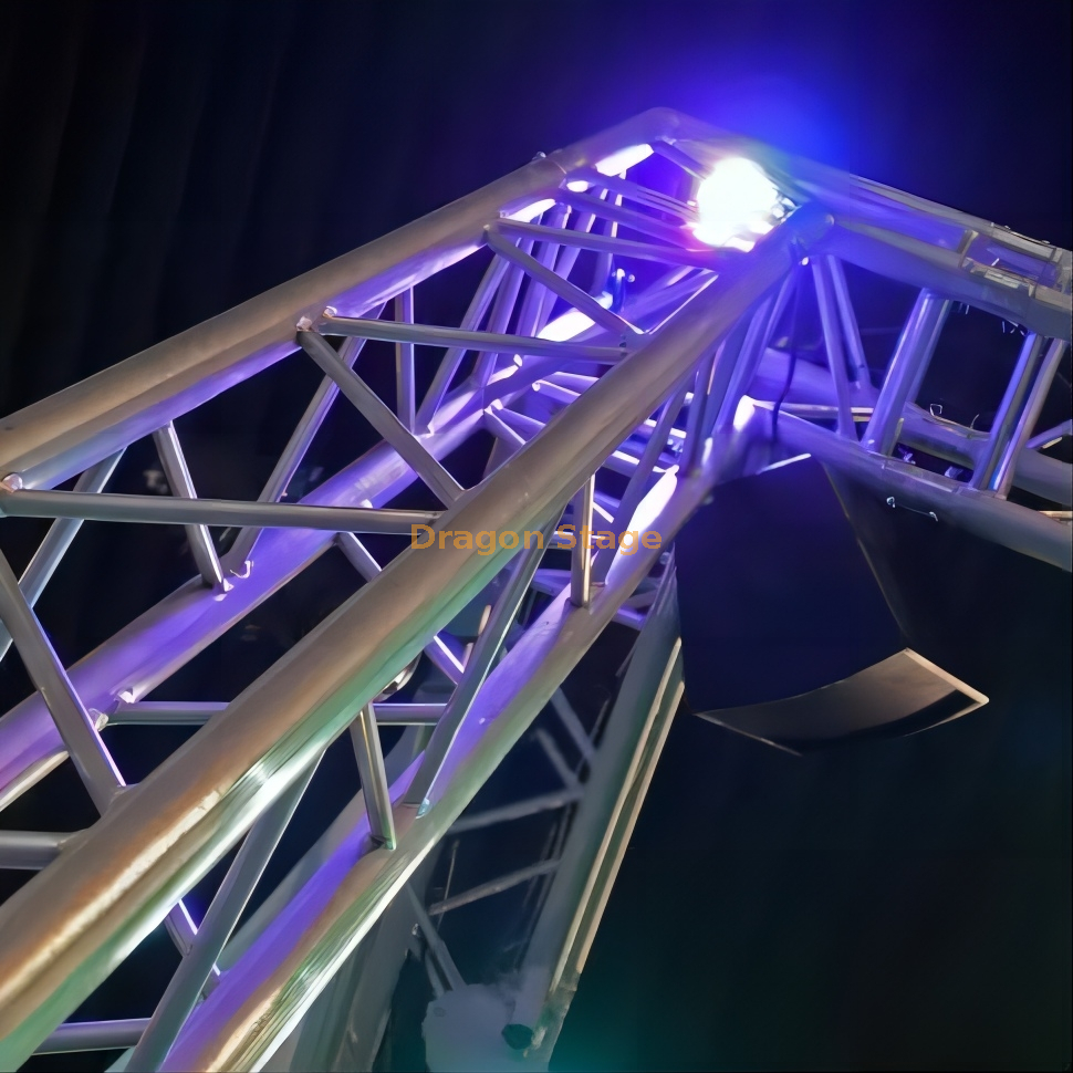 Global Truss 20'x20' Stand de salon/système d'exposition – Structure modulaire F34 avec coins de bloc de jonction universels et croix centrale