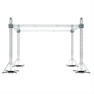 Système de toiture de scène de tour en treillis avec segments carrés de 9,84 pieds et palans de scène à chaîne