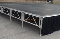 Scène modulaire portative en aluminium de 4x8 pieds 18,3x9,76 m