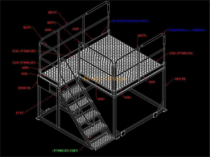 Plate-forme de travail mobile Radome en aluminium 2,5x2x1,2m