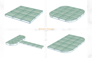 Couverture de la piscine claire Stade 12.2x6.1m