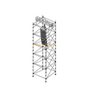 Tour Layher à poutre en treillis en aluminium pour haut-parleur suspendu 9m