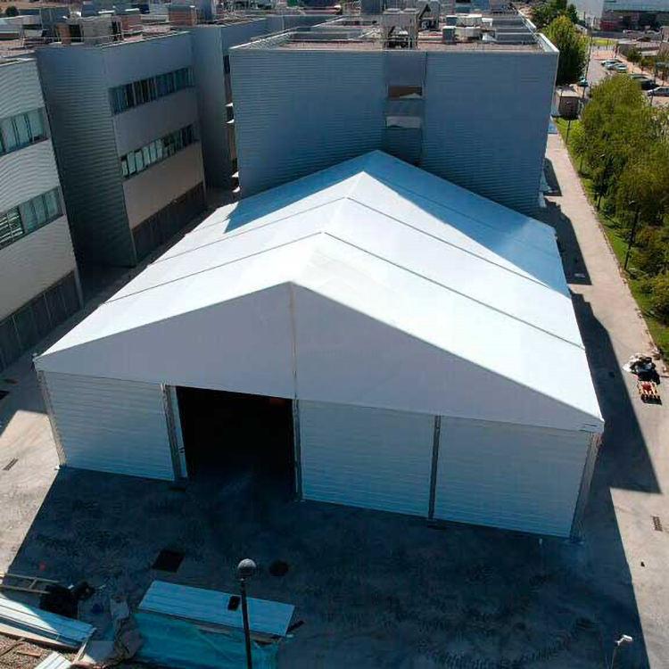 Tente de stockage d'entrepôt