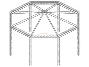 Structure de scène octogonale en aluminium personnalisée