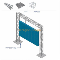 Écran LED Chargement de chargement global Global Goal Truss 4x4m