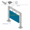 Écran LED Chargement de chargement global Global Goal Truss 4x4m
