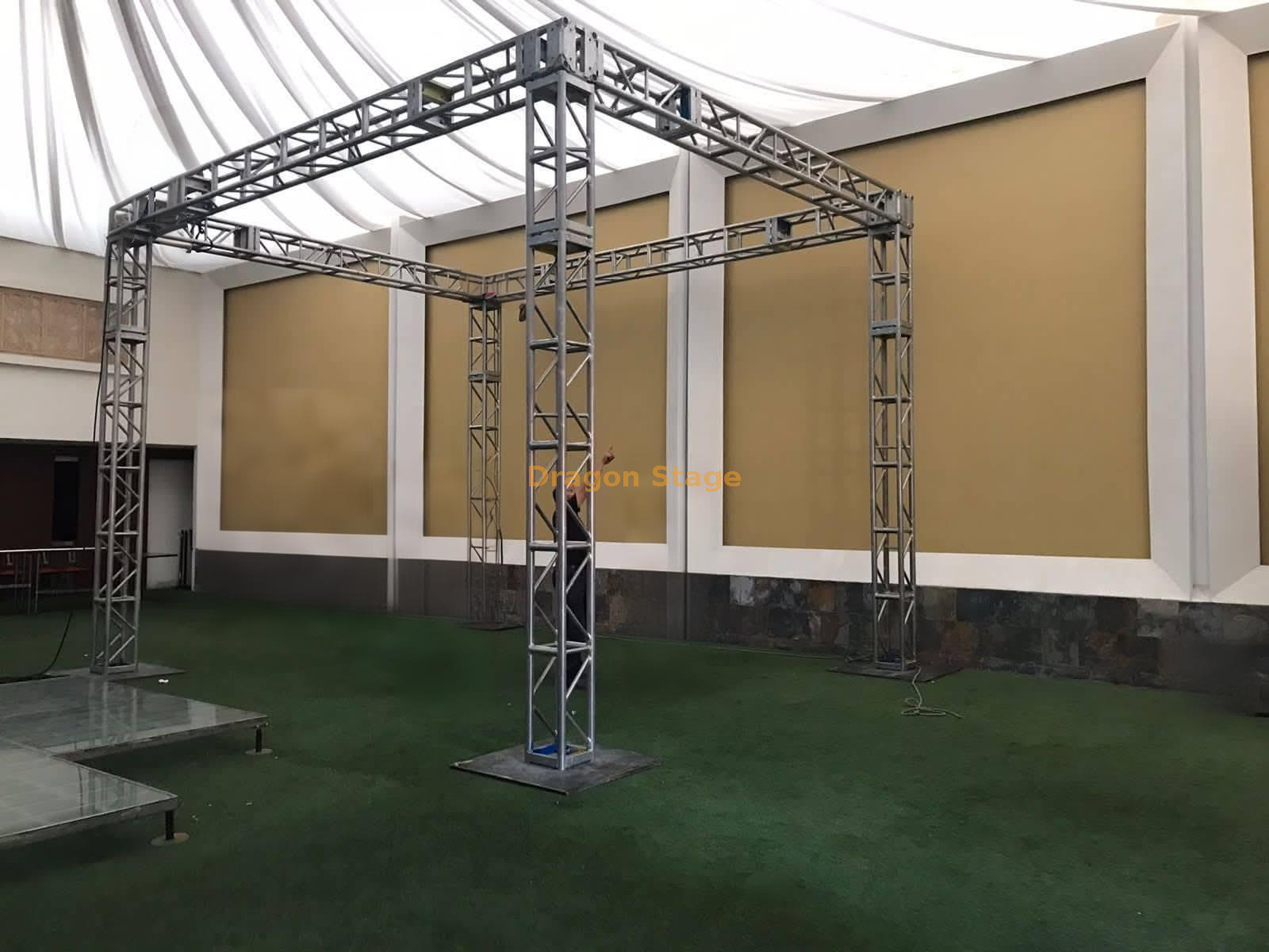 Boulon en aluminium Thomas Truss 12 pouces pour l'éclairage d'événements