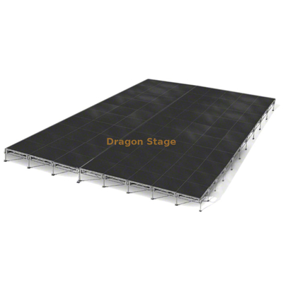 4x4 ft Plateforme portable Plateforme en aluminium Mobile Stage for Concert Project