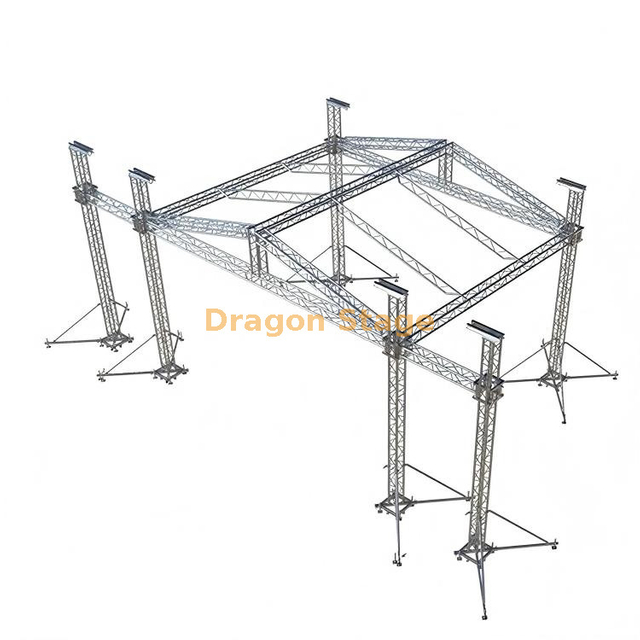 Botte en aluminium de toit de concert d'événement extérieur pour les haut-parleurs suspendus 14x10x12m