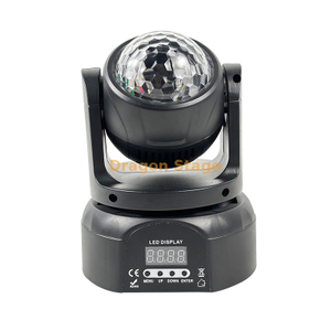 Lampe à tête mobile DMX sans fil à LED alimentée par batterie | Éclairage de scène RGBW
