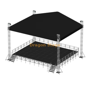 Ferme de toit en aluminium pour performances de concert 13x7x7m
