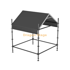 Cabine de console professionnelle Layher FOH – Station de contrôle du son et de l'éclairage robuste