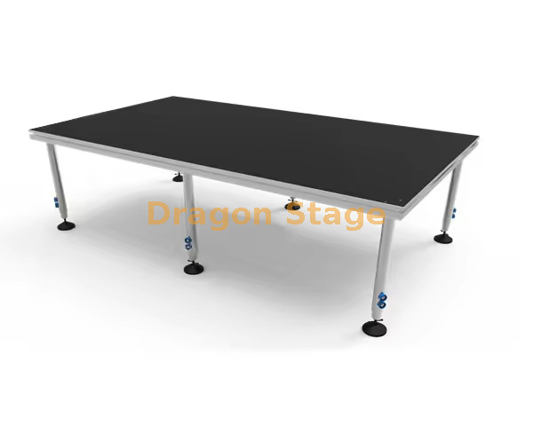 Plate-forme d'étape DJ de l'événement portable à 6 jambes DJ 1.5x1m