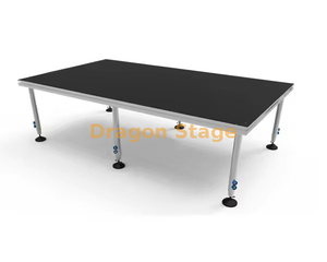 Plate-forme d'étape DJ de l'événement portable à 6 jambes DJ 1.5x1m