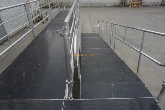 Aluminium Portable Olympic Torch porteuse Rampe de marche de 17,5 m de long