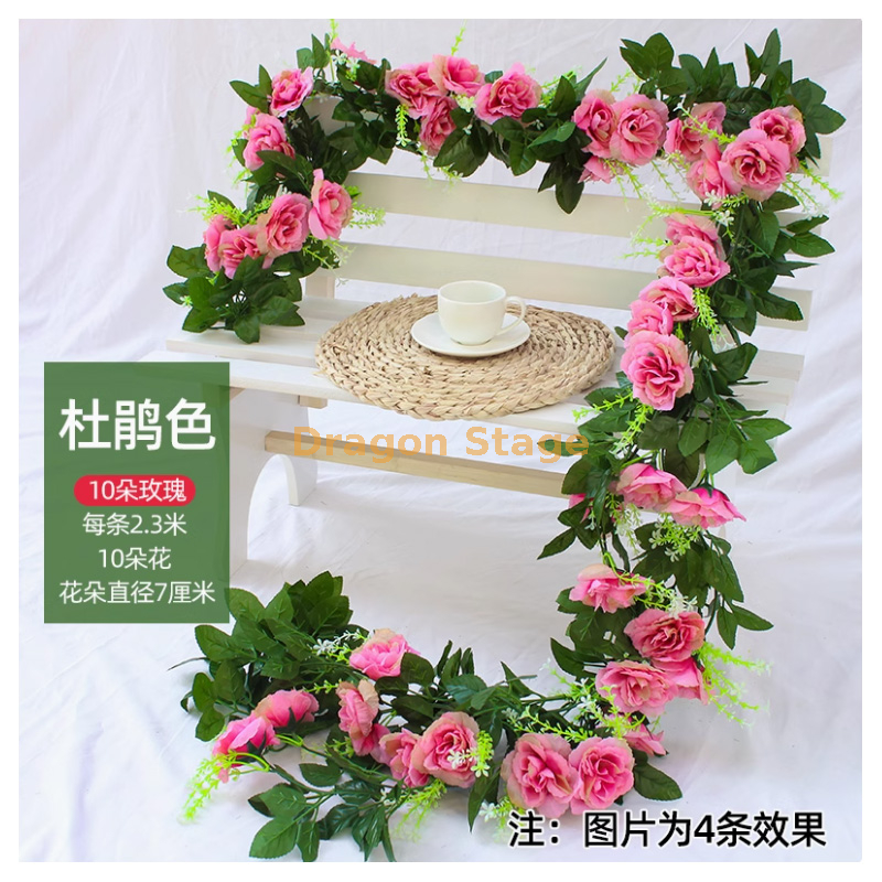 杜鹃红 -10 朵玫瑰 1 条