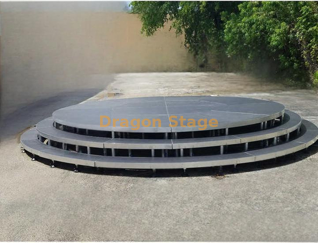 Étape portable ronde 8M légère