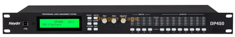 Processeur audio DSP professionnel DP480 4 entrées 8 sorties