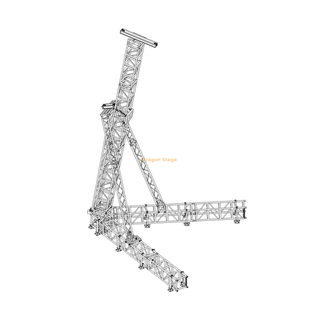 Towers de levage de lignes de ligne pour le haut-parleur 12m