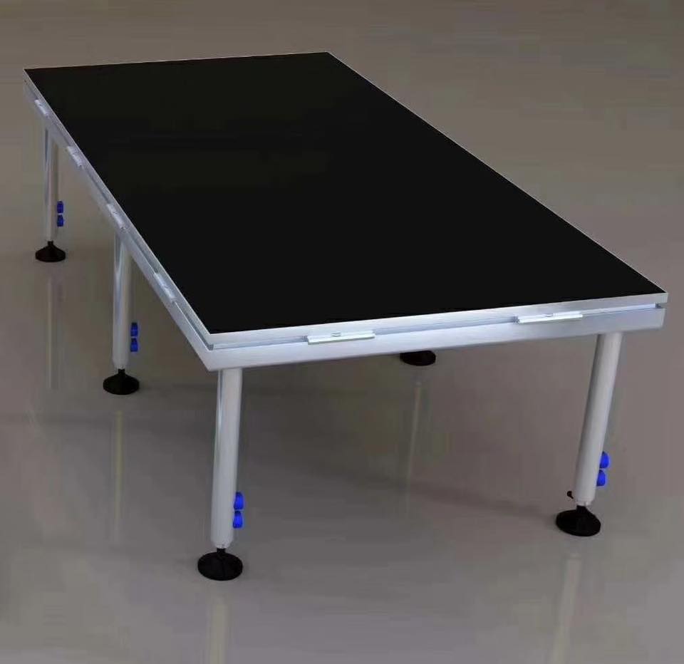 Plateforme d'étape de table DJ de 6 jambes 1.5x1m