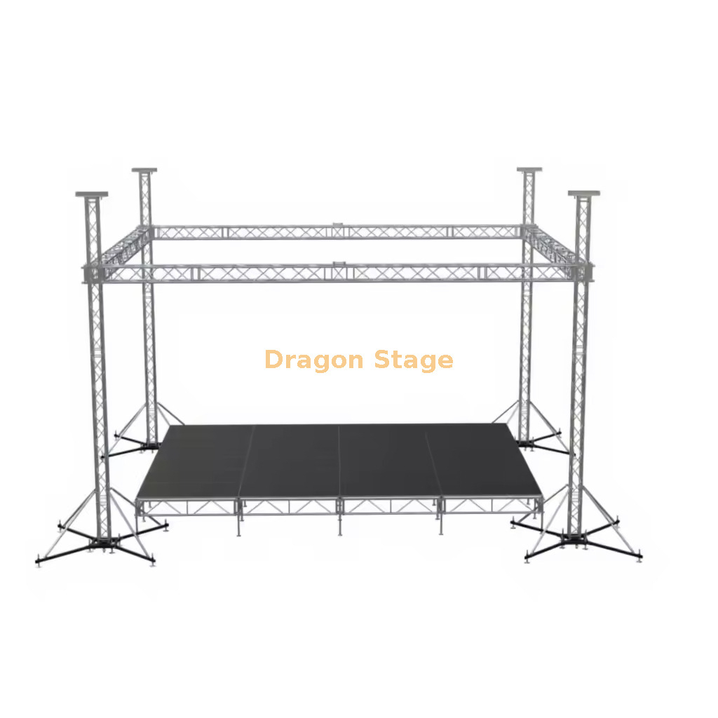 Éventail d'éclairage Spigot Stage Truss Roof System 18x11x10m