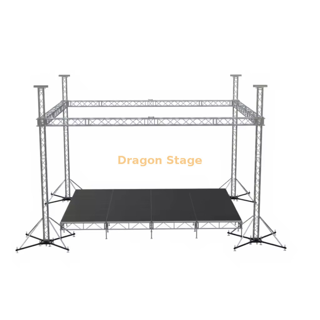 Éventail d'éclairage Spigot Stage Truss Roof System 18x11x10m