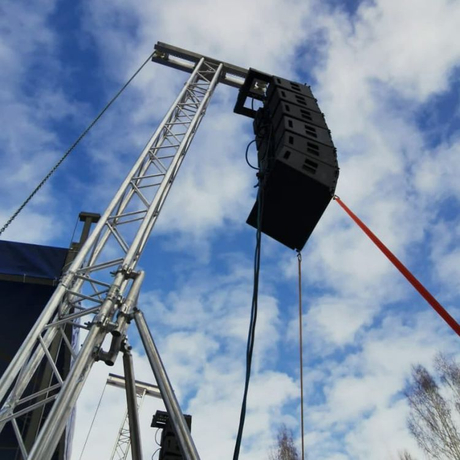 Tour d'aluminium portable Terre audio