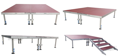 Étape rapide extérieure portative en aluminium faite sur commande de 30 pièces 20x48ft